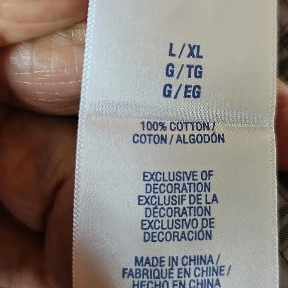 Nautica White and Black Robe Intimates & Sleepwear. 100% Cotton Size L/XL - Picture 9 of 10